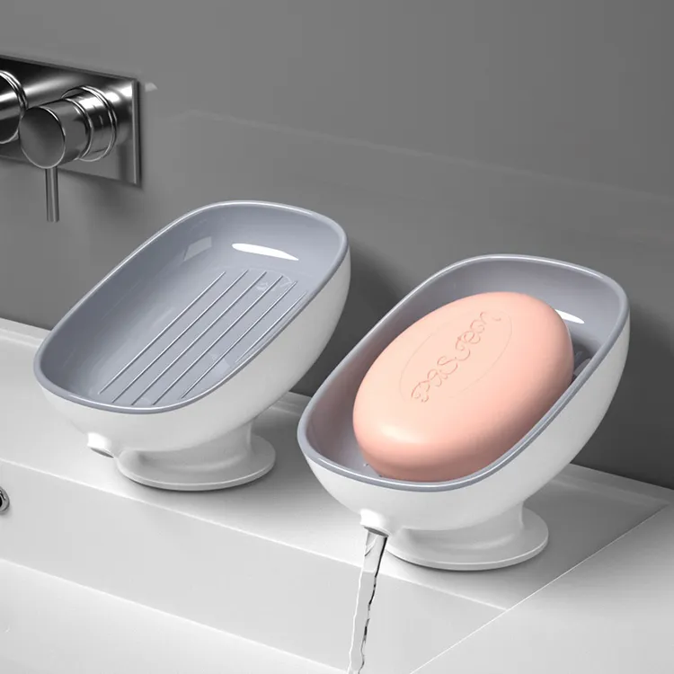 轻奢香皂盒壁挂式沥水免打孔网红家用新款肥皂盒卫生间香皂置物架