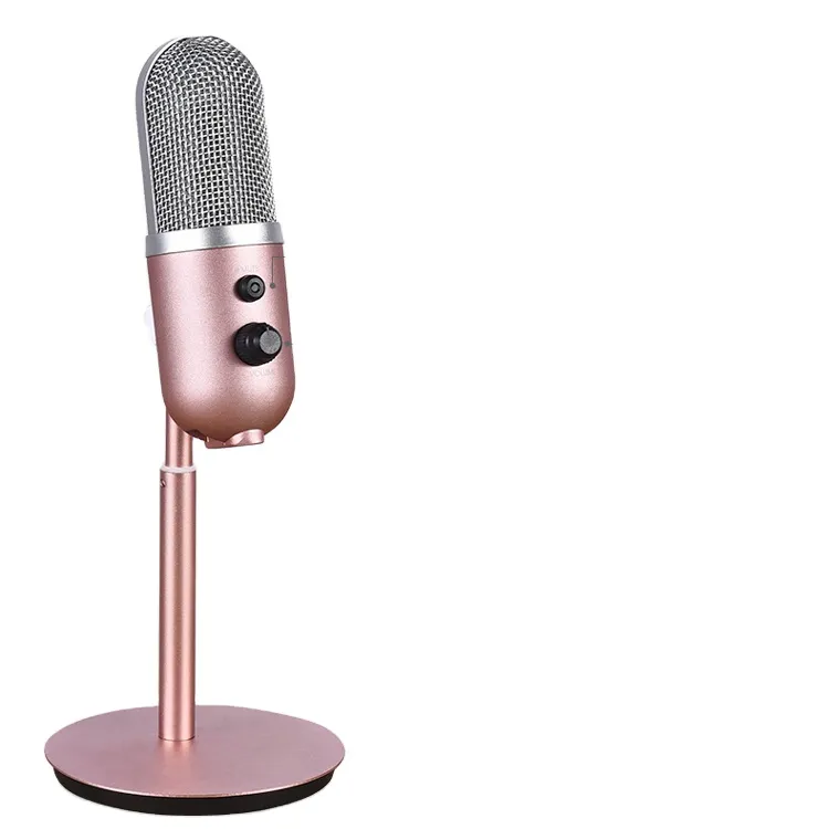 USB麦克风游戏电竞仿真桌面降噪录音直播话筒台式一体主播网红