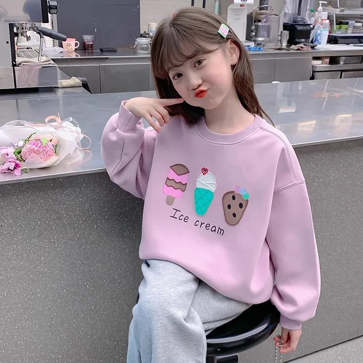 女童秋装卫衣2025新款洋气儿童春秋长袖小女孩秋季网红童装上衣潮