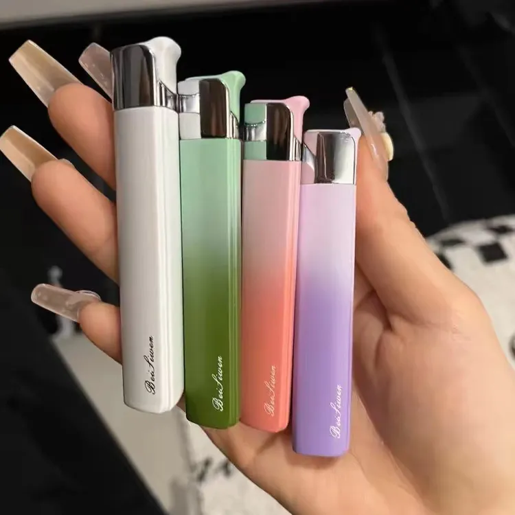 新款高颜值多巴胺充气打火机个性小巧便携送男友闺蜜礼物打火机