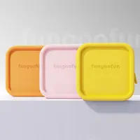 fungoofun梵高范EVA时尚便携式方糖收纳零钱包收纳化妆包