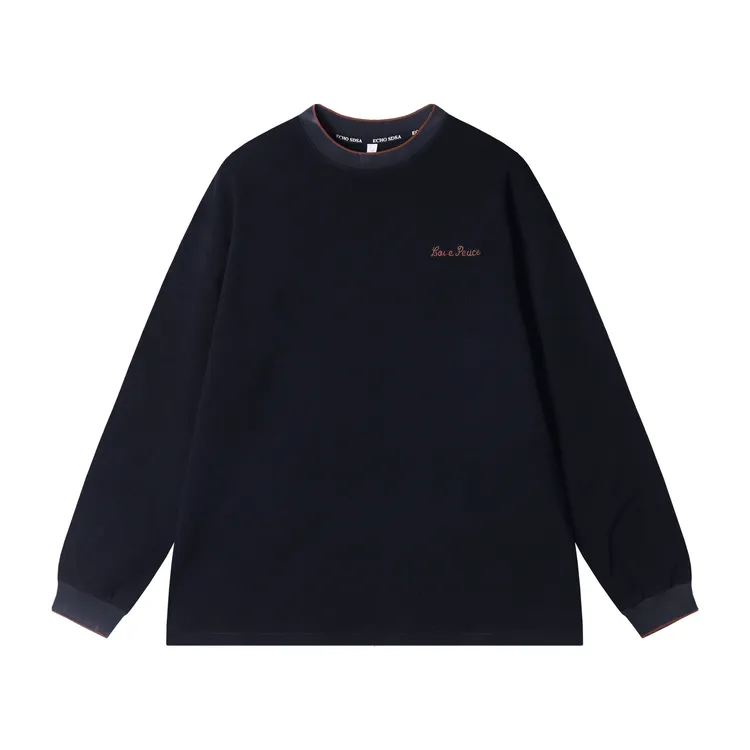 时尚个性红包刺绣字母圆领卫衣休闲气质百搭上衣WY718