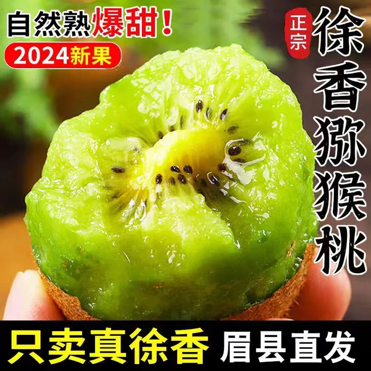 【爱丽自家果园】陕西正宗徐香猕猴桃现摘新鲜皮薄清甜产地发 5/9斤