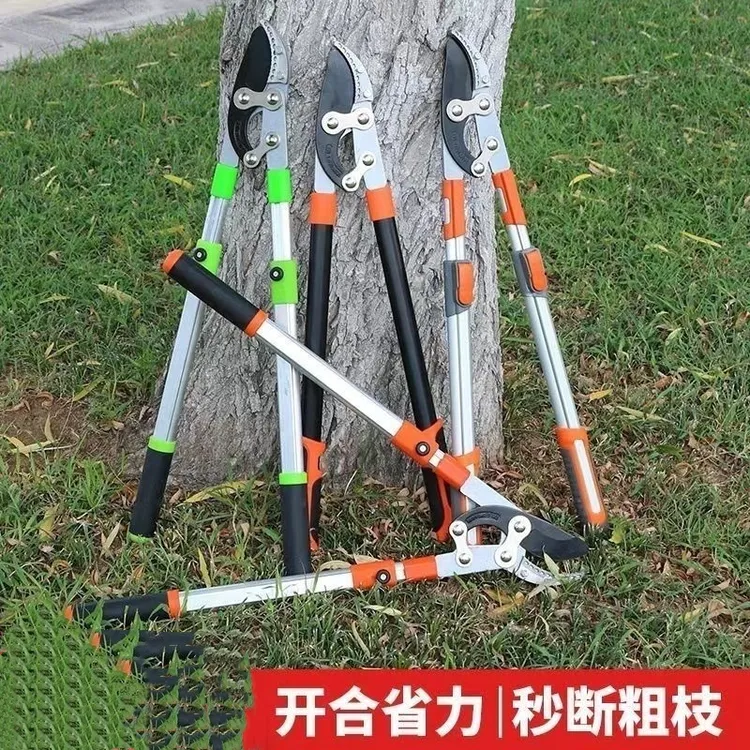 伸缩粗枝剪园林园艺大剪刀大力剪高枝剪树枝剪刀果树修枝剪强力