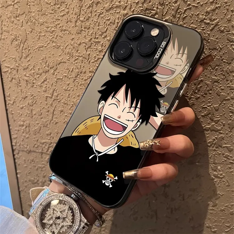 彩银路飞适用于苹果16ProMax手机壳15Pro苹果iPhone17男14防摔13P