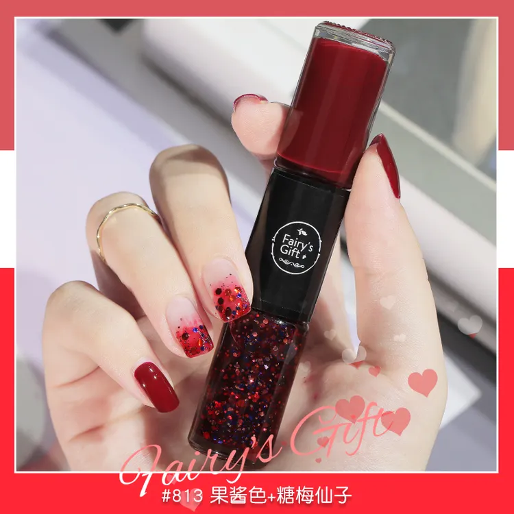 【二代微胶双头】指甲油免烤防水持久不掉色速干美甲不可剥显白