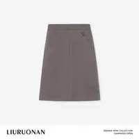 LIURUONAN 24AW【松弛卫裙】咖色显瘦气质半身裙女装秋冬百搭单品