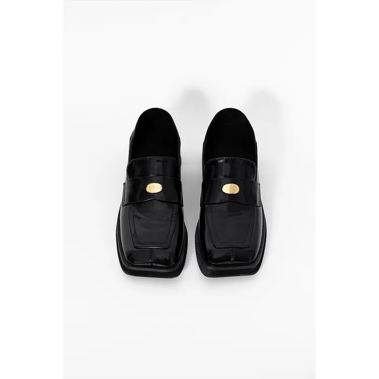 LIURUONAN 25WIN 【方头乐福鞋】牛皮真皮两穿气质款小皮鞋