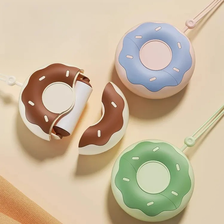 DIGODIGO甜甜圈便携式粘毛器沾除毛神器斜撕式宠物毛发衣物小巧