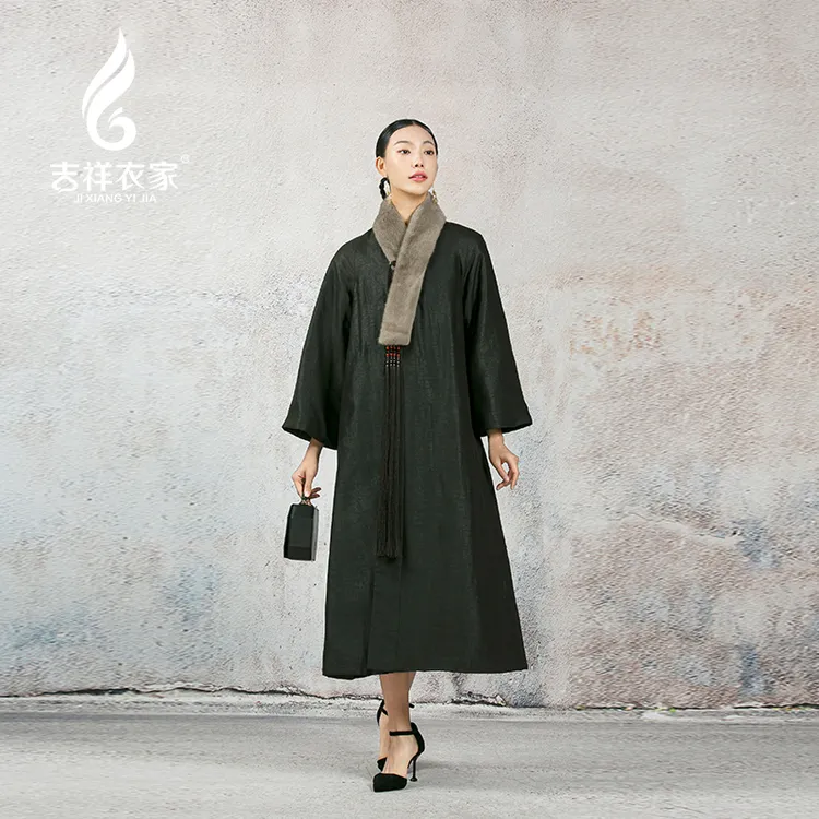 JIXIANGYIJIA/吉祥衣家相期邈云汉棉服新中式通勤冬装19499126X