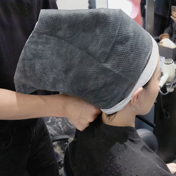 女士灰白款35×70厘米100条理发店加厚一次性速干透气毛巾神器