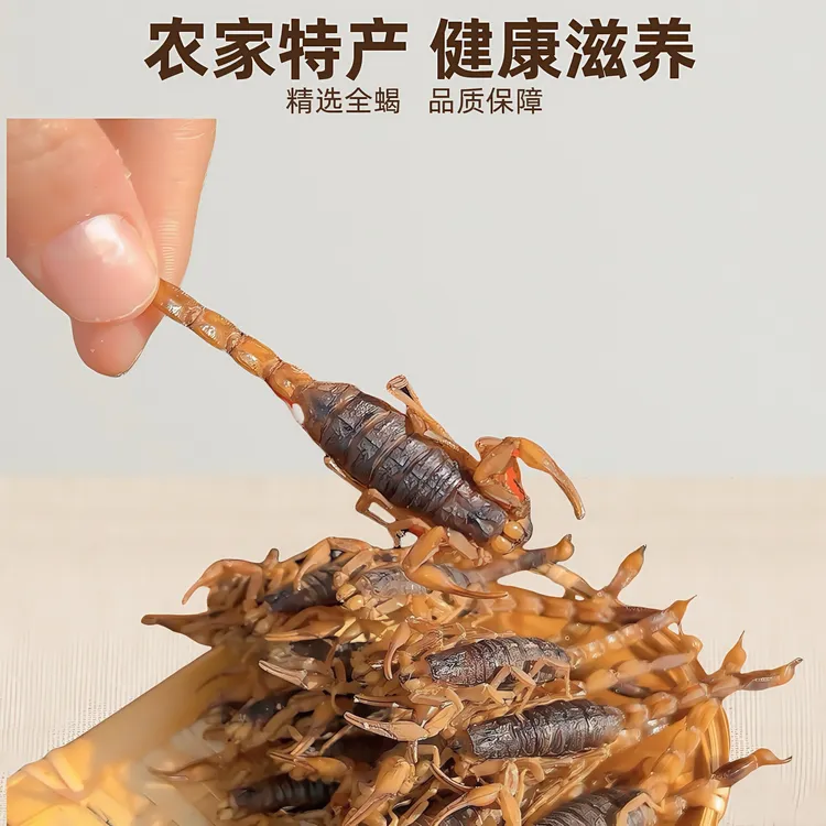 五香麻辣蝎子招待硬菜下酒美食地方名贵特产零食馈赠礼品