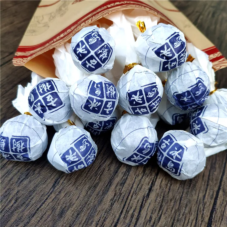 冰岛普洱茶生茶龙珠纯料迷你小沱茶高品质居家待客实惠口粮茶袋装