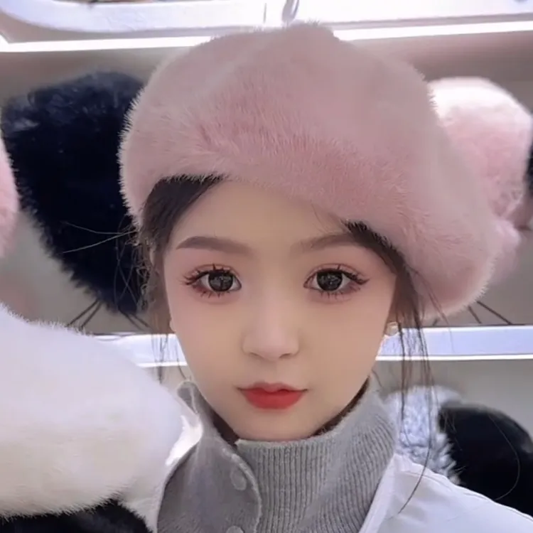 秋冬的一抹温暖贝雷帽子女日系甜美复古文艺百搭大学生画家帽