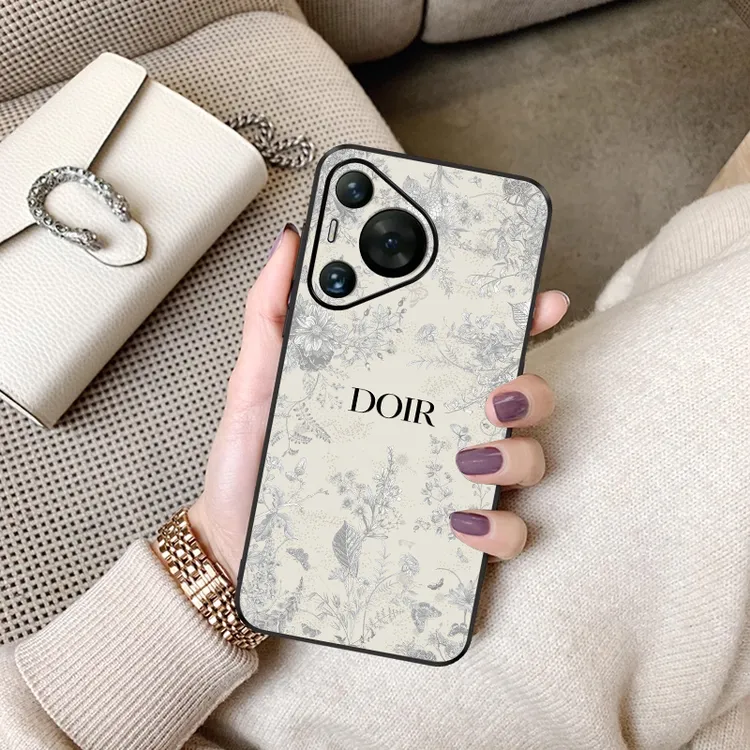 pura80适用华为pura70pro高端手机壳pura70欧美p70pro+复古花女款