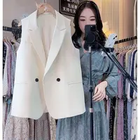 马甲秋装新款女装女式秋冬装马夹外套显瘦韩版