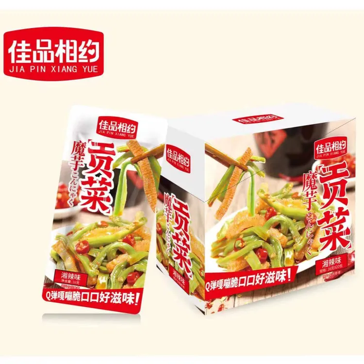 佳品相约魔芋贡菜湘辣味蒜香味