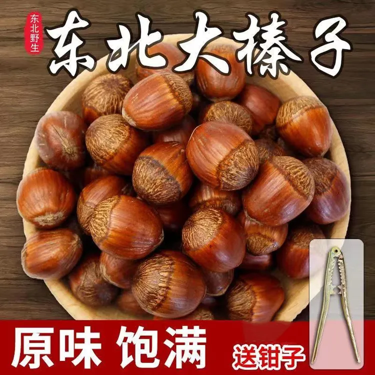 新货现炒熟东北大榛子（送开口器）营养醇香开果炒制烘焙