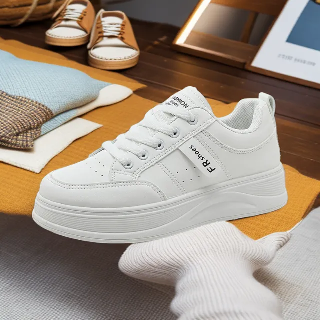 女生春夏小白鞋街拍潮平底厚底渔夫黑色平底鞋一脚蹬软底懒人高跟