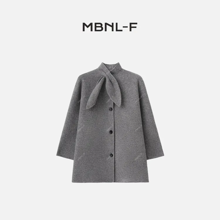 MBNL-F“千金大衣” 2024F/W新品 100%羊毛极简大衣 秦磊XM-DY53118
