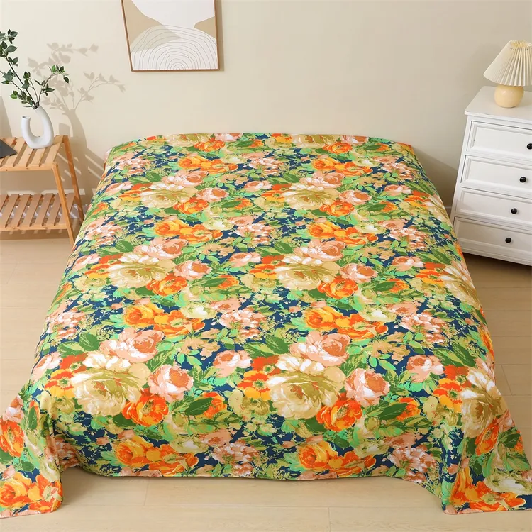 生姜暖绒床单单件秋冬新款磨毛双人床单学生宿舍柔软亲肤加大被单