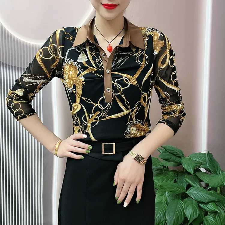 2023网红新款时尚打底高档女装百搭衬衫洋气气质显瘦女士外穿上衣