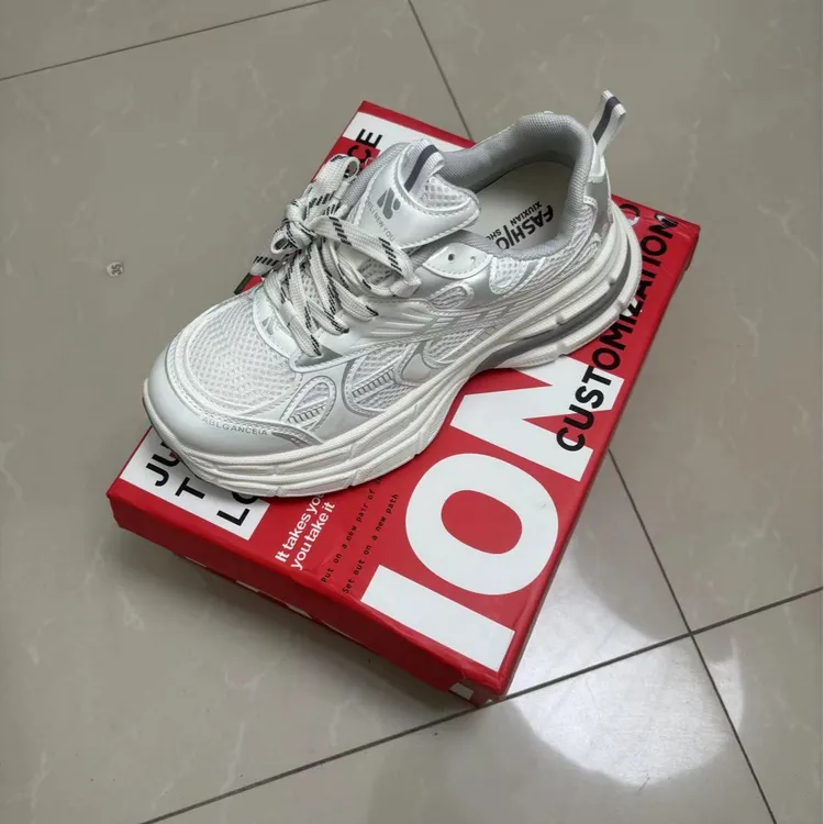 女士老爹鞋女款舒适百搭透气网面老爹鞋休闲老爹鞋潮鞋厚底潮流