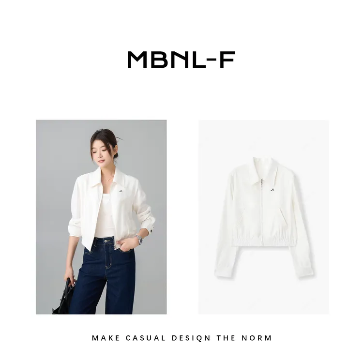 MBNL-F 老钱夹克 2024S/S休闲百搭时尚夹克外套 F秦磊XM-WT15103