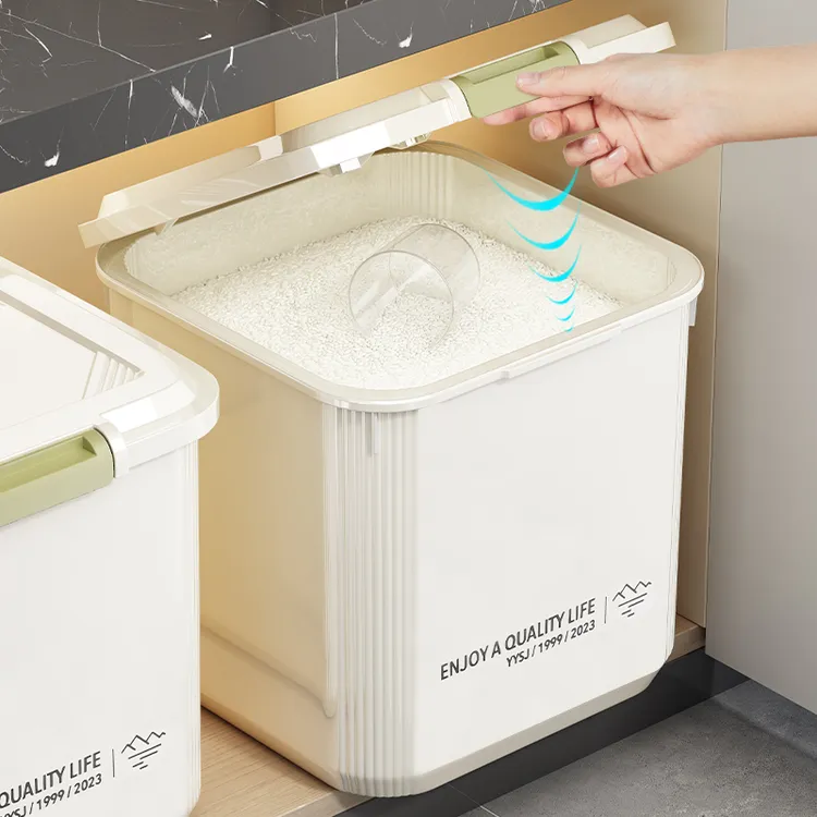 优勤米桶家用防虫防潮密封米缸2024新款储存罐米箱面粉大米收纳盒