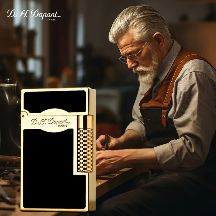 教父-正品皇家都澎打火机漆面高端男送礼耐用纯铜充气侧滑刻字