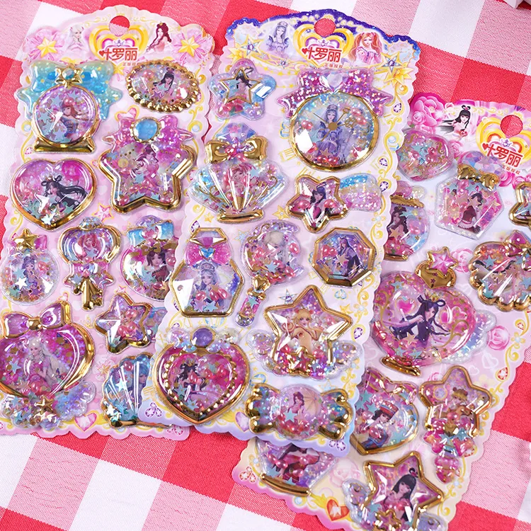 正版授权叶罗丽精灵梦儿童卡通贴画香气摇摇贴小朋友奖励玩具粘贴