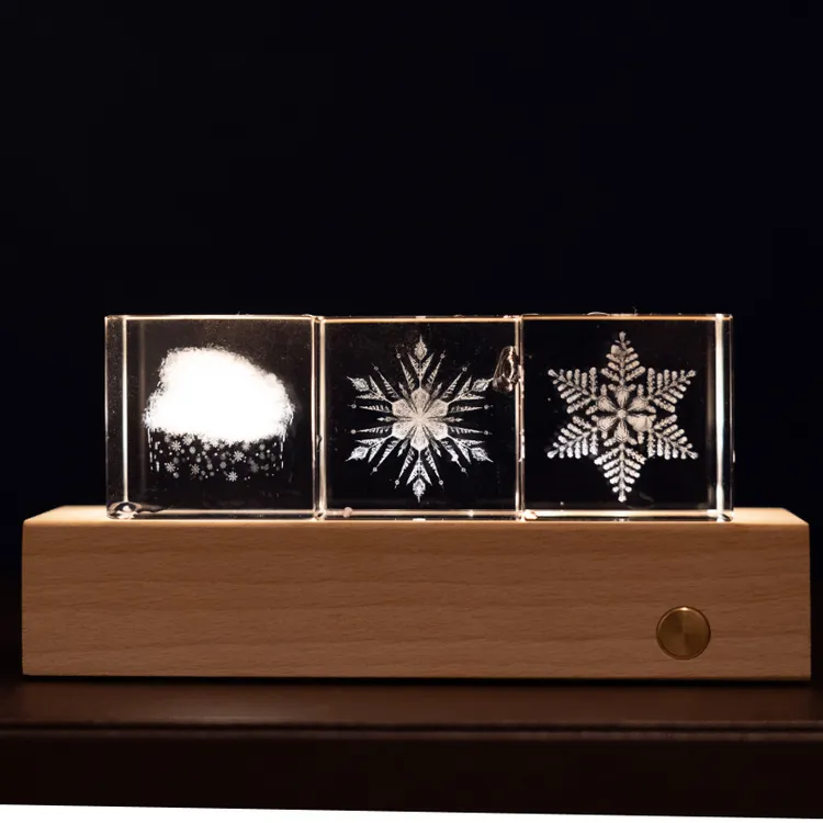 下雪的云雪花摆件创意浪漫ins礼品送女友闺蜜生日情人节礼物礼盒