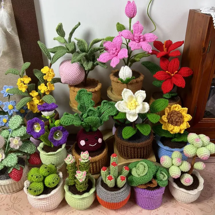 奇妙趣织的盆栽、花篮系列（大合集）