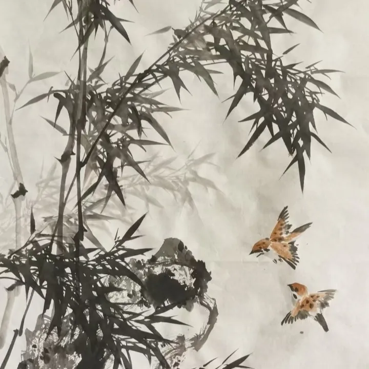 墨竹的画法（零基础初学者）