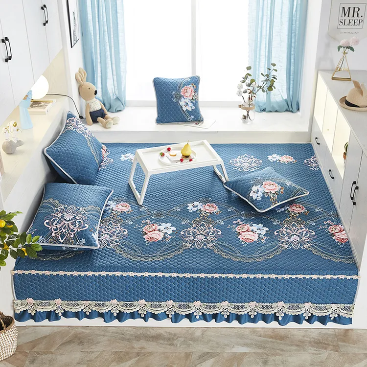 四季通用榻榻米床盖专用床单东北土炕单大炕单炕盖防滑夹棉可定制