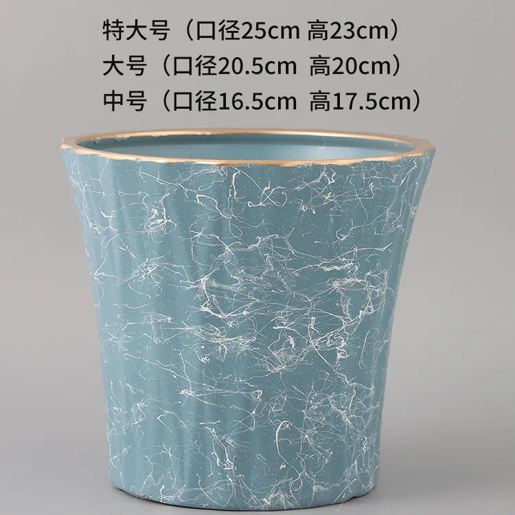 新款陶瓷花盆家用室内外发财树绿萝君子兰绿植月季包邮