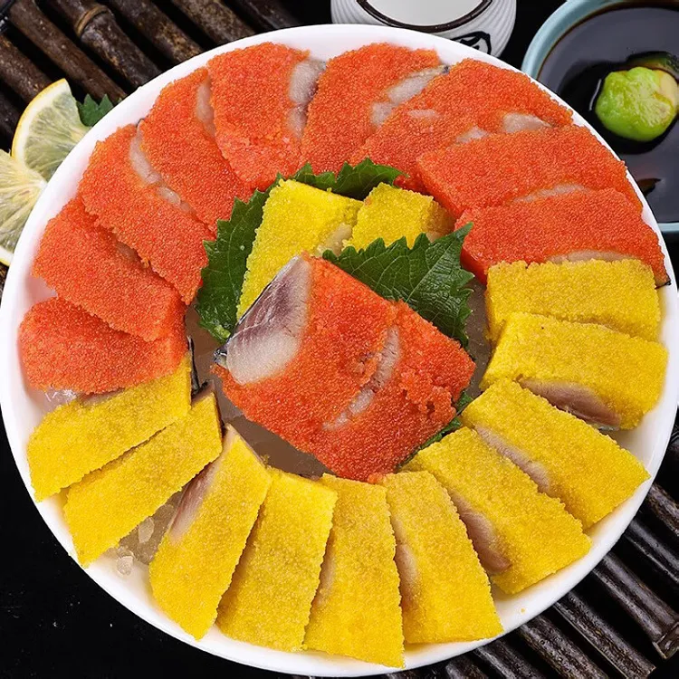 希鳞鱼籽刺身 冷冻红黄希鲮鱼籽 130g/条袋装 海鲜水产