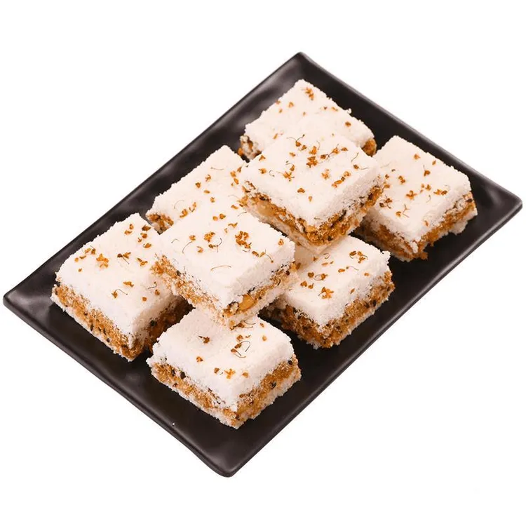 温州特产手工夹心桂花糕糕点心茶点糯米糕零食小米糕美食