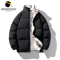 曼西尔奴男女同款潮流防风保暖耐穿时尚百搭加厚保暖棉服704