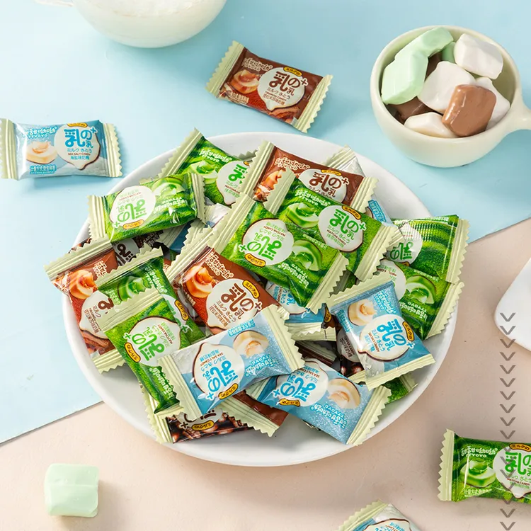 牛乳糖香芋/抹茶/酸奶/巧克力/海盐/原味/咖啡等多口味奶糖软糖果