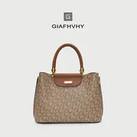 【GIAFHVHY/纪梵尼】上新气质轻奢时尚百搭女士印花复古手提包5026