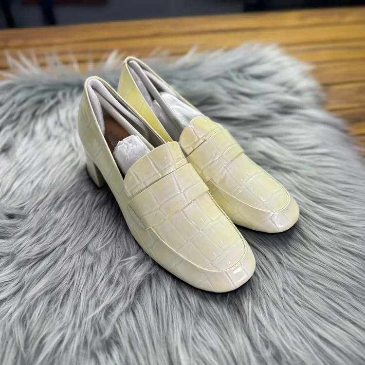 2021-2女鞋皮鞋百搭单鞋方头白色高跟鞋时尚休闲【双十二活动价】04