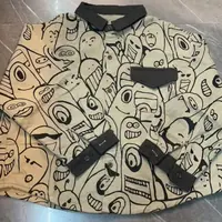 搞笑涂鸦长袖衬衫