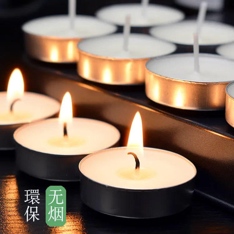 温茶蜡烛加热保温无烟蜡烛煮茶器中式围炉煮茶底座铝壳蜡烛暖茶炉