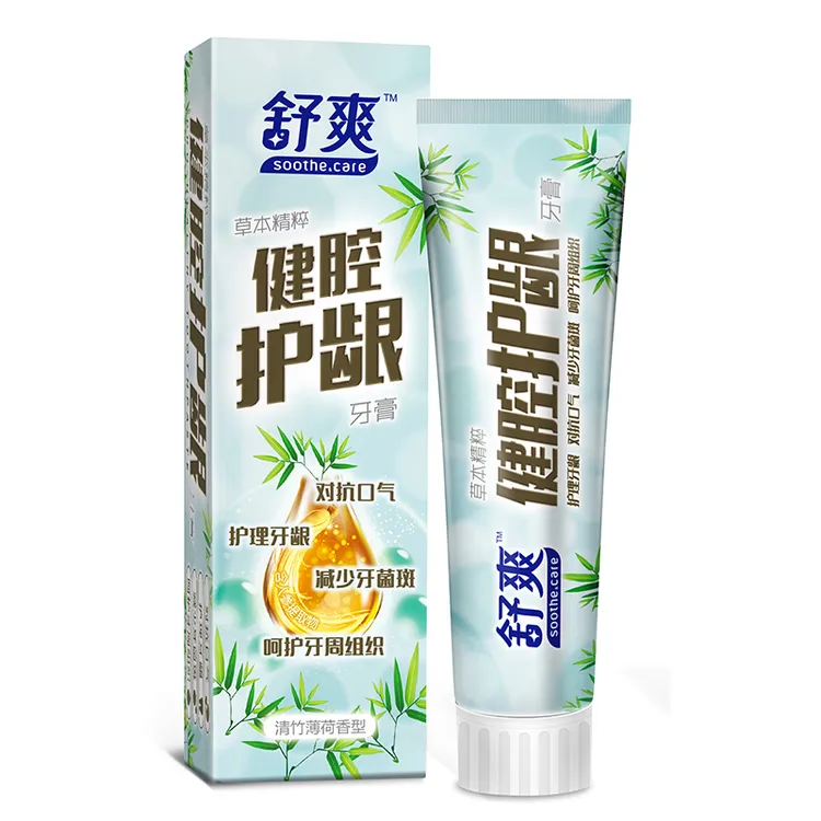 舒爽健腔护龈牙膏（清竹薄荷香型）120g*6支