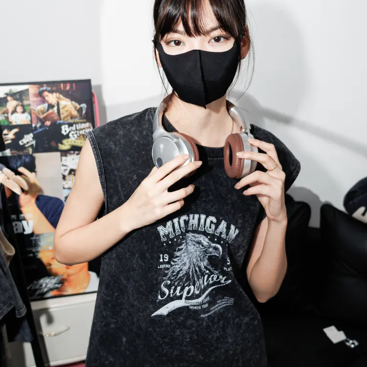 JC 230克重磅 纯棉美式老鹰复古vintage印花背心运动休闲夏上衣男