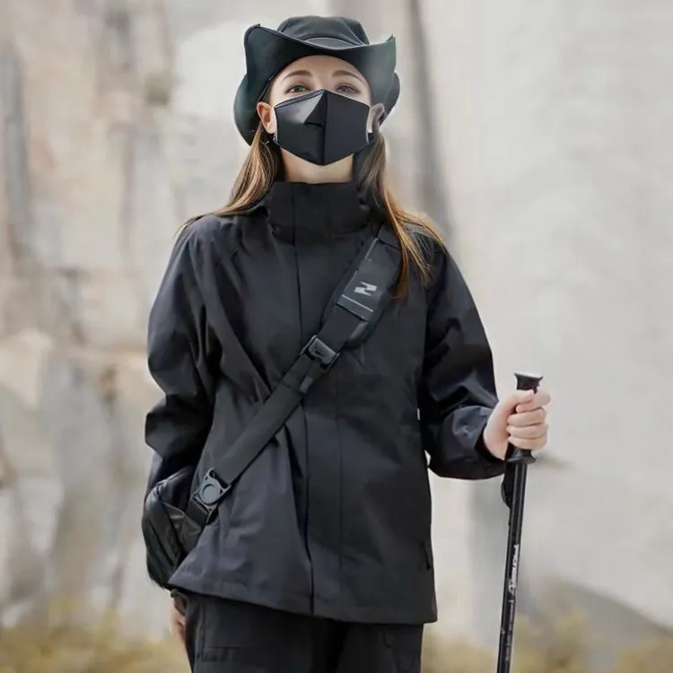 三防人生冲锋衣户外运动三合一可拆卸两件套男女同款防风防水外套