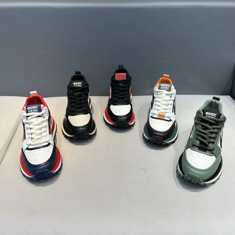 Ec88-591男士秋冬新款运动休闲鞋时尚百搭厚底舒适男潮鞋