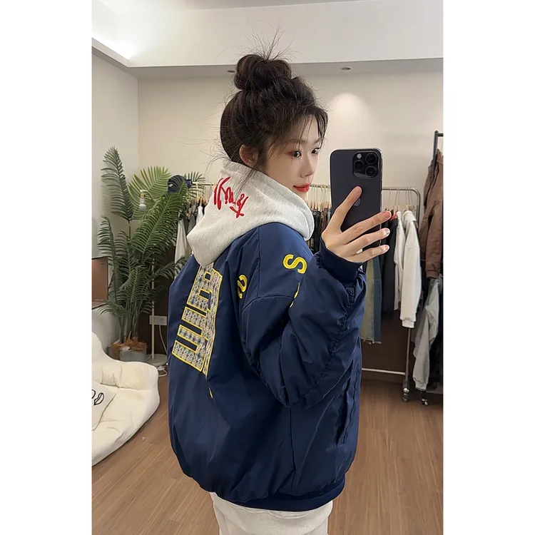 HandSeven潮牌时尚2025新款男女款美式刺绣ins风百搭韩版外套上衣