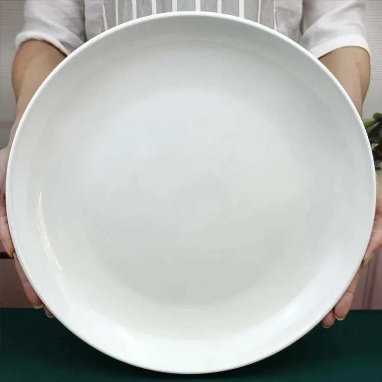 剁椒鱼头专用盘子大盘子家用装大盘鸡盘子超大号盖浇饭盘子